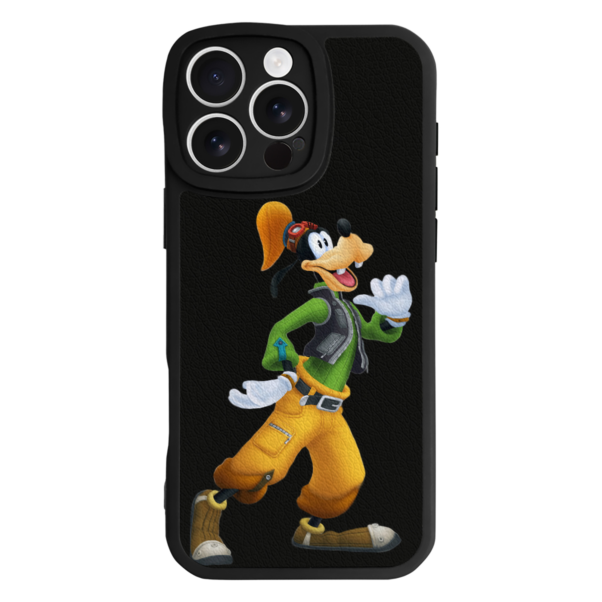 （画像用） ミッキーマウス Mickey Mouse 【iPhone 16シリーズ対応】シリコンスマホケース（レザー調） 材質：シリコン